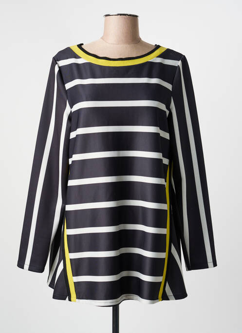 T-shirt manches longues manches longues noir AN II VITO femme