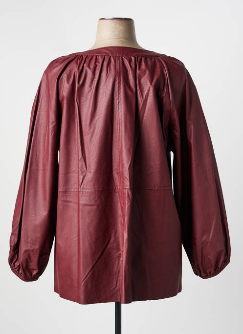 Blouse manches longues manches longues violet MAT. femme