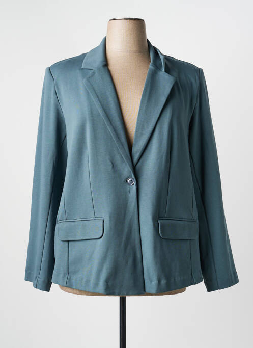 Blazer coupe cintrée bleu YESTA femme
