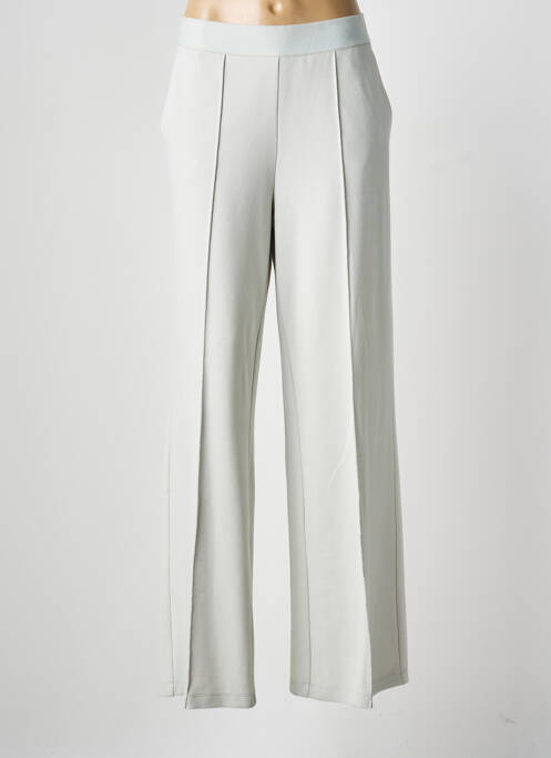 Pantalon large taille normale taille normale gris YESTA femme