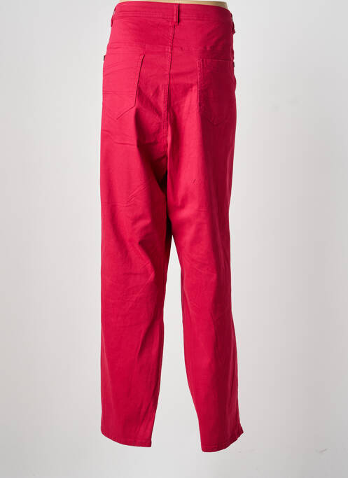 Pantalon droit stretch taille normale rose CISO femme