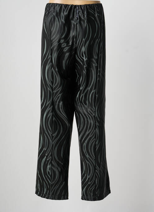 Pantalon droit stretch taille normale noir POISSONS BLANCS femme