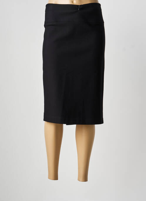 Jupe mi-longue coupe droite noir JEAN MARC PHILIPPE femme