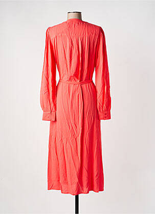 Robe longue manches longues manches longues rouge B.YOUNG femme