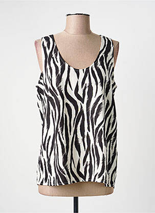 Top sans manche sans manche noir B.YOUNG femme