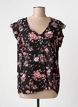 Top manches courtes manches courtes noir B.YOUNG femme