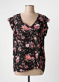 Top manches courtes manches courtes noir B.YOUNG femme
