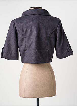 Veste casual col tailleur bleu CHERRY BLOOM femme