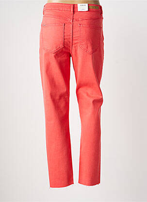 Jeans coupe slim stretch taille normale rouge B.YOUNG femme