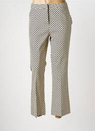 Pantalon droit stretch taille normale beige B.YOUNG femme