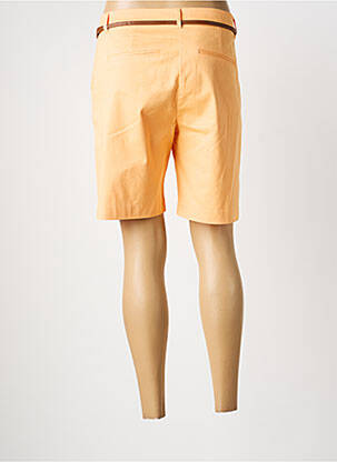 Bermuda tissage popeline taille normale orange B.YOUNG femme