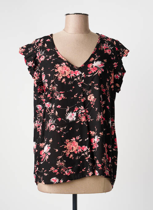 Top manches courtes manches courtes noir B.YOUNG femme