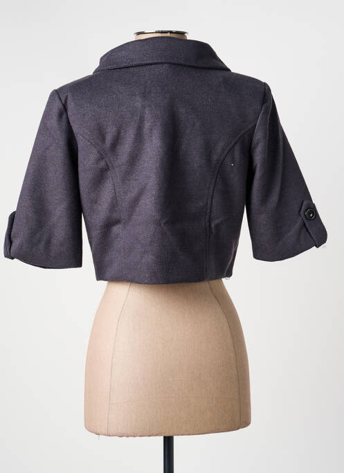 Veste casual col tailleur bleu CHERRY BLOOM femme
