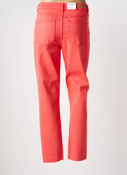 Jeans coupe slim stretch taille normale rouge B.YOUNG femme