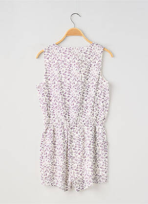 Combishort coupe cintrée sans manche violet MINI MIGNON fille