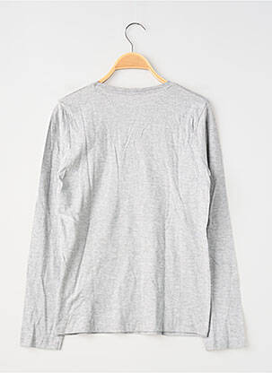 T-shirt coupe cintrée manches longues gris COLOR & DUTY fille