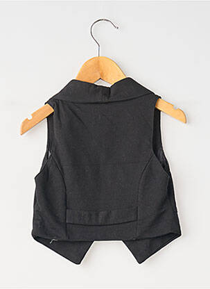 Gilet sans manche coupe cintrée noir TON TIN fille