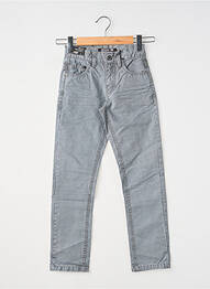 Pantalon slim délavé taille ajustable gris EBOUND garcon