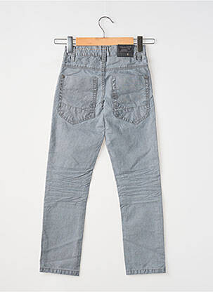 Pantalon slim délavé taille ajustable gris EBOUND garçon