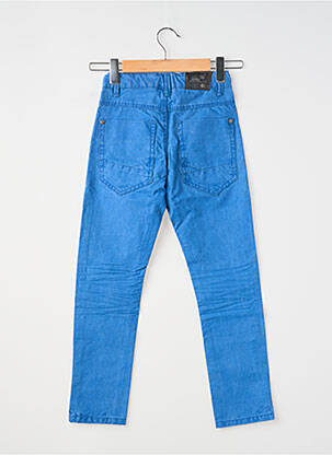 Pantalon slim délavé taille ajustable bleu EBOUND garçon