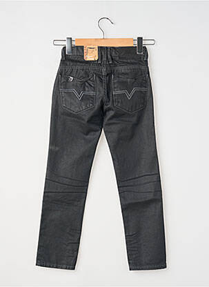 Pantalon droit poches taille ajustable noir RMS26 garçon