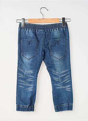 Jeans coupe slim stretch taille élastique bleu AEROPILOTE fille