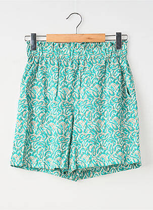 Short coupe fluide taille normale vert B.YOUNG femme