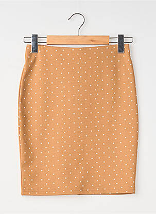 Jupe courte taille haute marron B.YOUNG femme