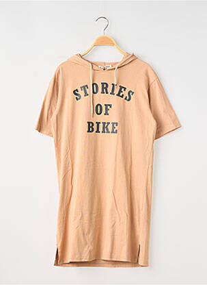 Robe courte marron MINI MIGNON fille