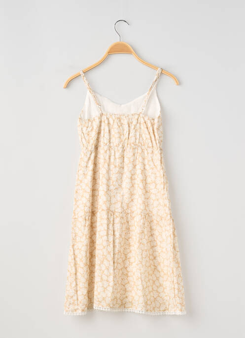 Robe mi-longue fines bretelles fines bretelles beige MINI MIGNON fille