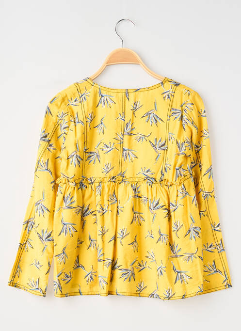 Blouse manches longues manches longues jaune MINI MIGNON fille