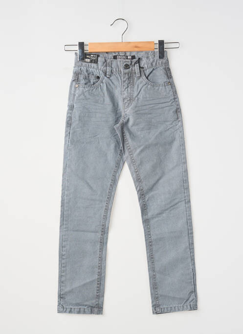 Pantalon slim délavé taille ajustable gris EBOUND garcon