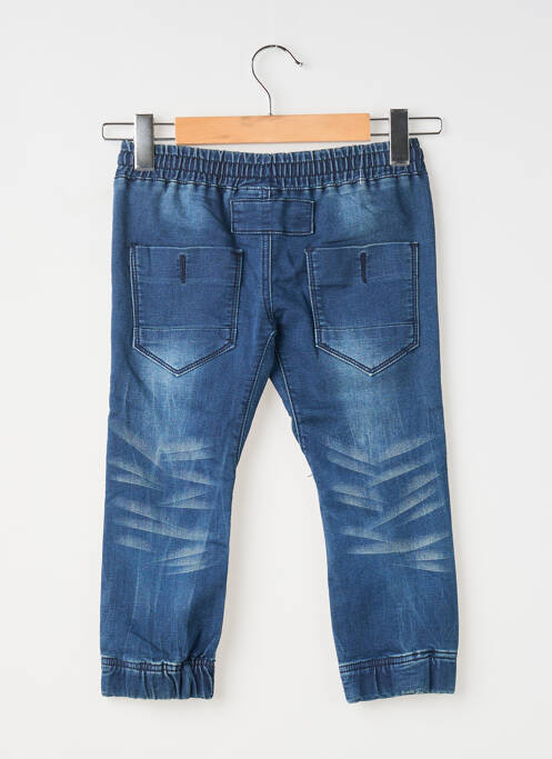Jeans coupe slim stretch taille élastique bleu AEROPILOTE fille