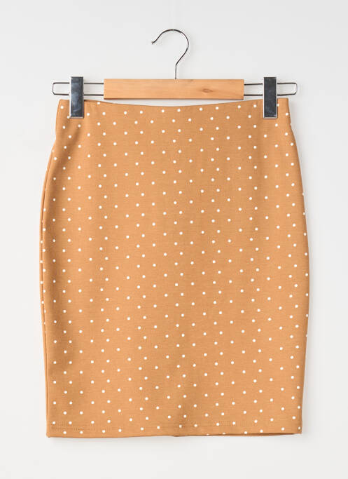 Jupe courte taille haute marron B.YOUNG femme