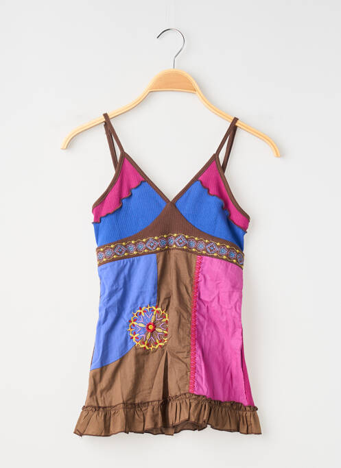 Top marron TON TIN fille