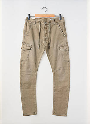 Pantalon cargo slim taille normale vert RYUJEE homme