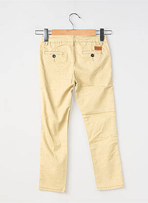 Pantalon chino tissage popeline taille ajustable beige AEROPILOTE garçon