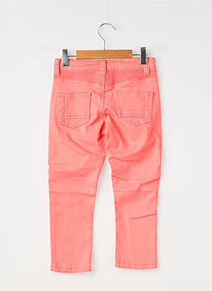 Jeans coupe slim stretch taille ajustable orange LES FILLETTES DE PARIS fille