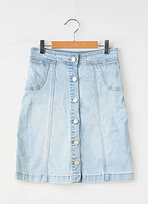 Jupe mi-longue bleu G66 fille
