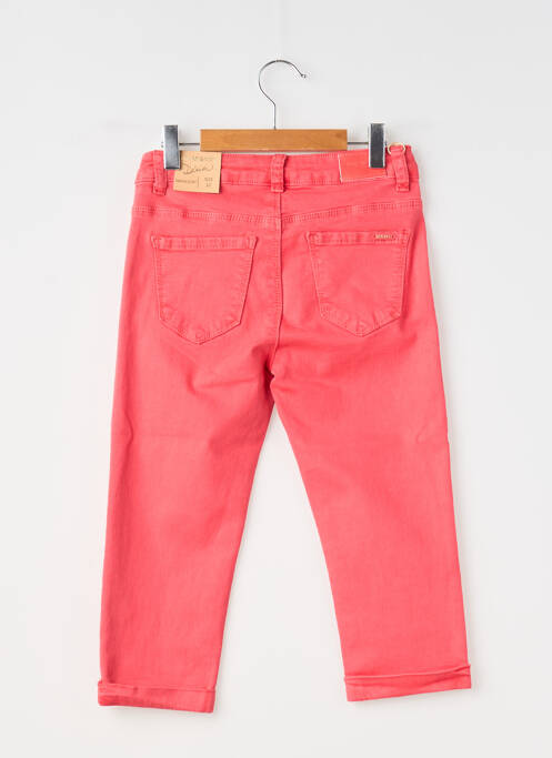 Pantacourt poches taille ajustable rouge MINI MIGNON fille