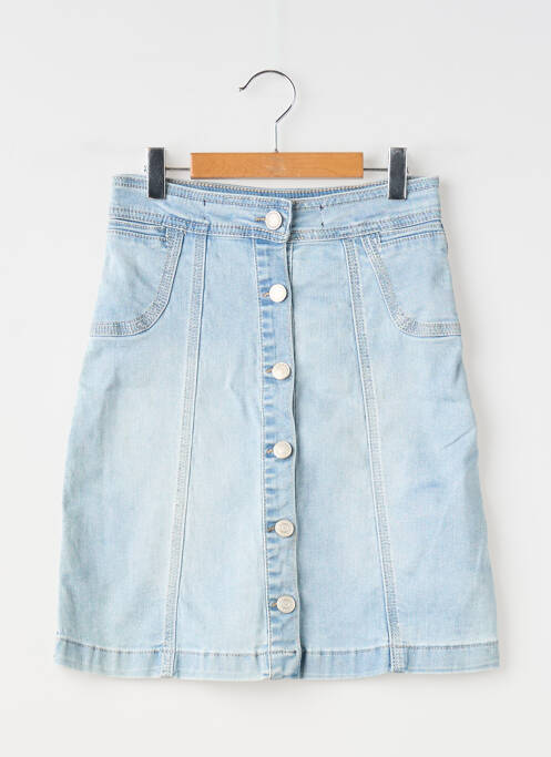 Jupe mi-longue bleu G66 fille
