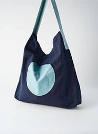 Sac multipoches bleu PAN femme