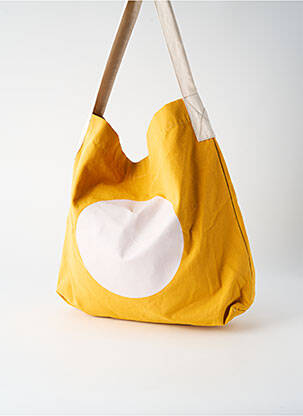Sac multipoches jaune PAN femme