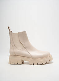 Bottines/boots matière lisse talon de 4 à 6cm beige ASH femme