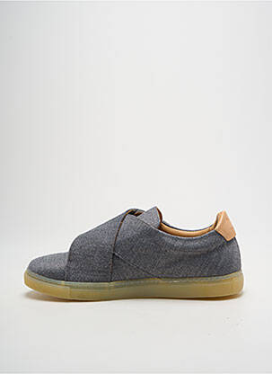 Baskets semelle amovible talon plat jusqu'à 3cm gris PAIRS IN PARIS femme