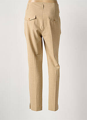 Pantalon slim stretch taille normale marron SUMMUM femme