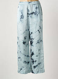 Pantalon large poches taille normale bleu MAISON HOTEL femme
