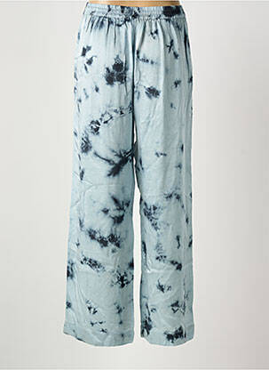 Pantalon large poches taille normale bleu MAISON HOTEL femme
