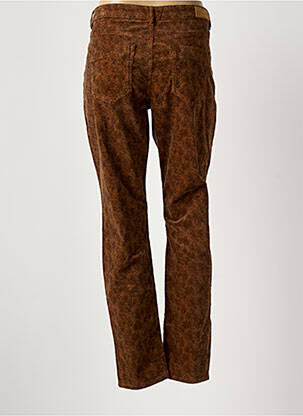 Pantalon slim stretch taille normale marron SUMMUM femme
