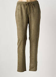 Pantalon slim taille élastique taille normale vert SUMMUM femme